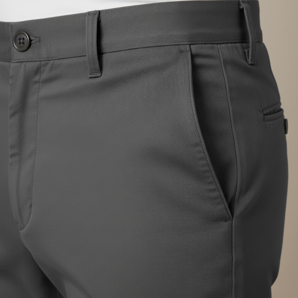 Kit Trabalho com Estilo - Polo Essenziale e Calça Slim Alfaiataria Casual