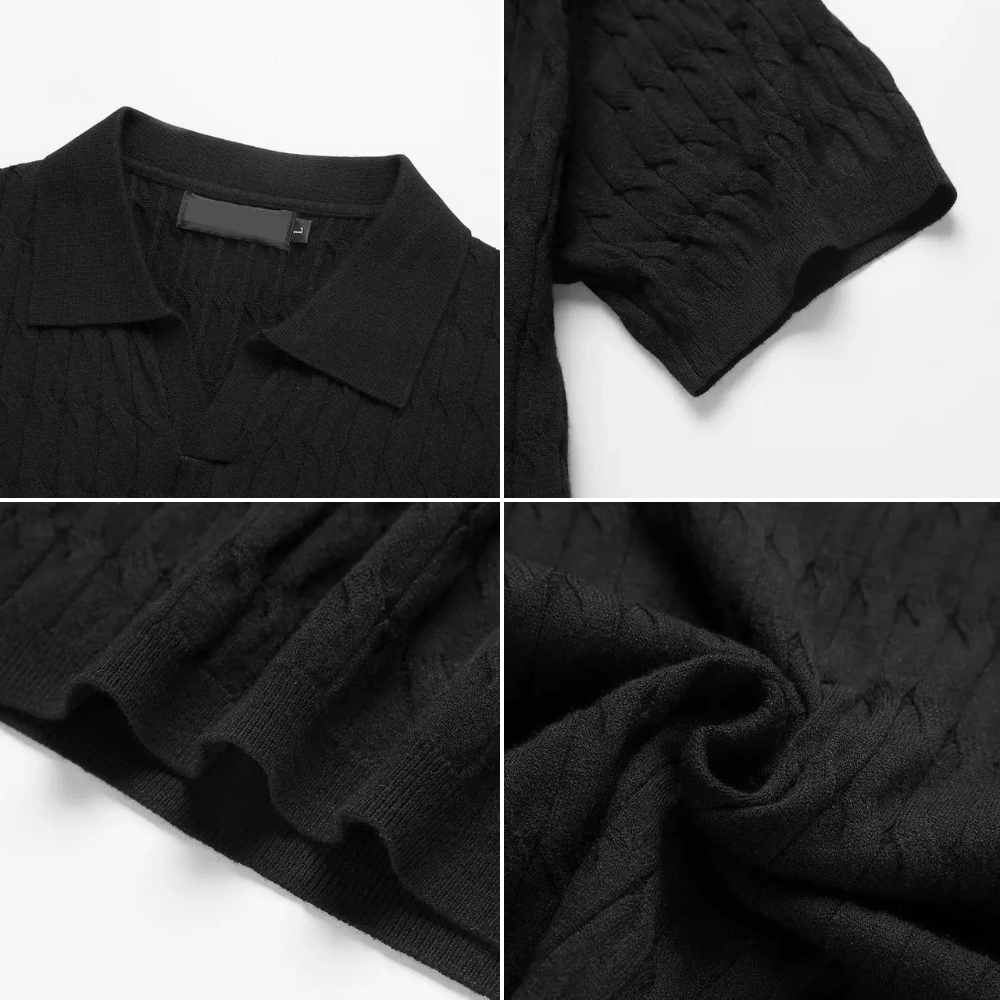 Polo Lattice - Textura e Design Atemporal