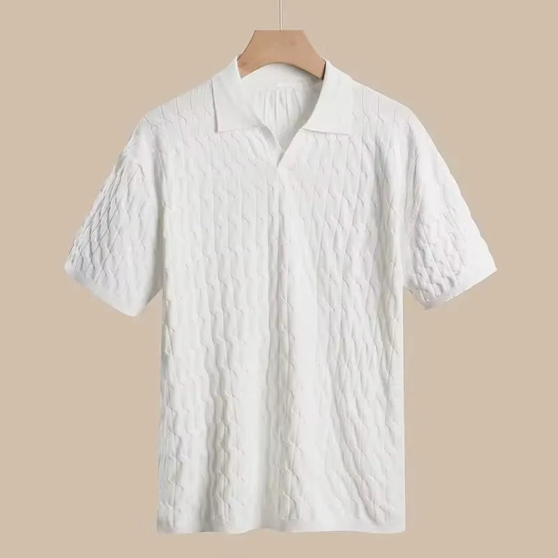 Polo Lattice - Textura e Design Atemporal