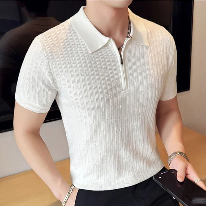 Polo Zaro - Toque Texturizado