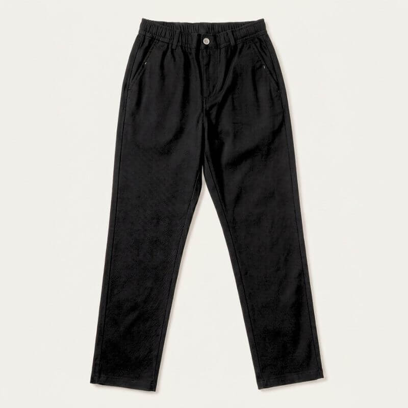 Kit Polo Tricot Preta + Calça Chino Premium Preta