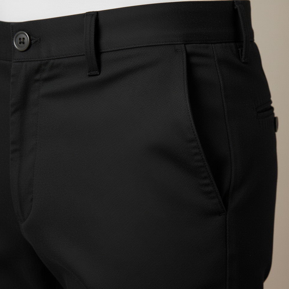 Kit Conforto Comtemporâneo - Camiseta Essential Algodão Premium e Calça Slim Alfaiataria Casual