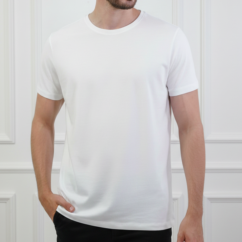 Kit Lazer Elegante - Camiseta Essential Algodão Premium e Calça Firenze Casual