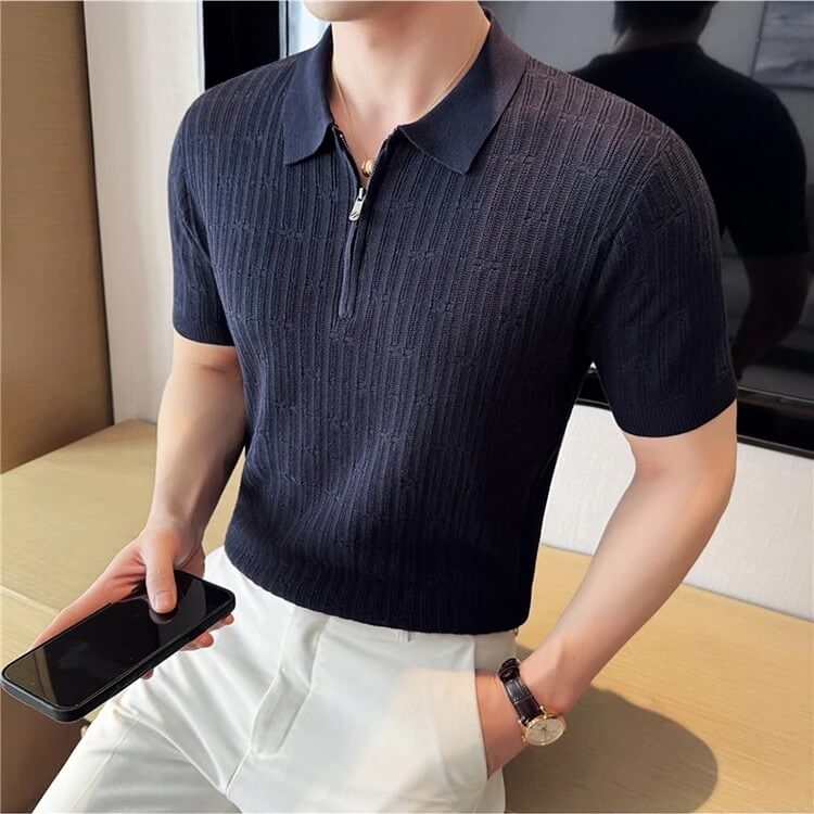 Polo Zaro - Toque Texturizado