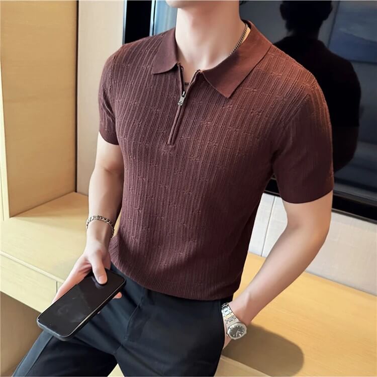 Polo Zaro - Toque Texturizado