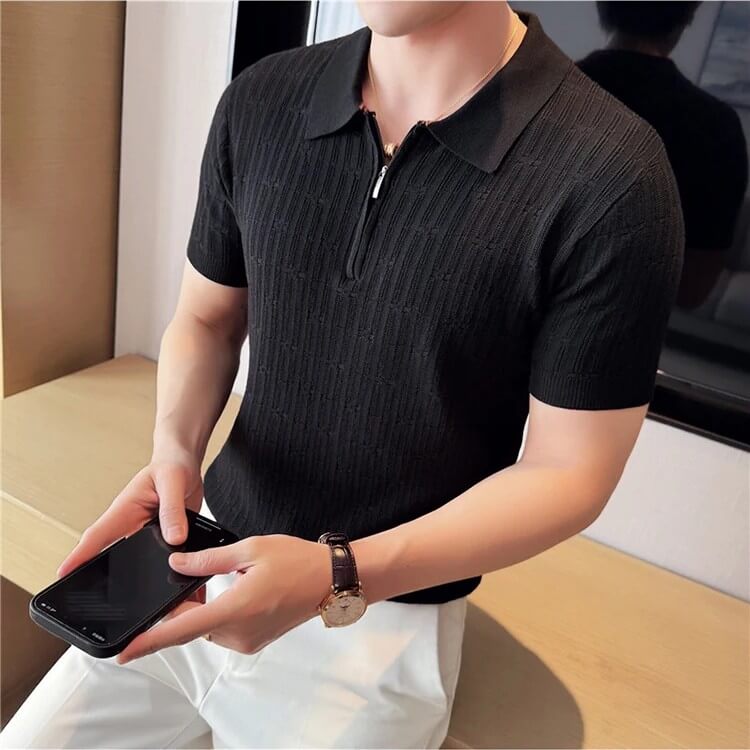 Polo Zaro - Toque Texturizado